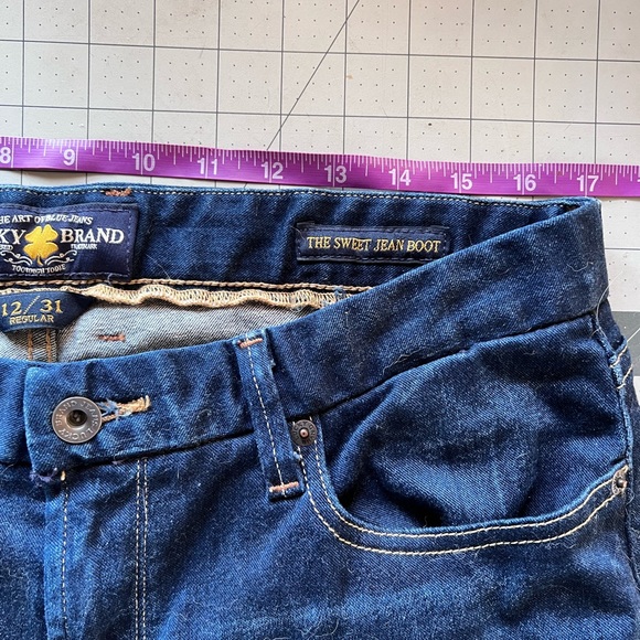 like new Lucky Brand sweet jean boot - Picture 5 of 6